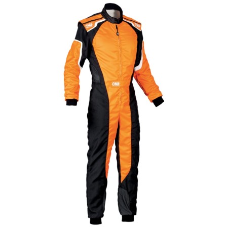 TRAJE DE CARRERAS KS-3 KART NEGRO / NARANJA FLUO TALLA 60