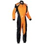 TRAJE DE CARRERAS KS-3 KART NEGRO / NARANJA FLUO TALLA 60