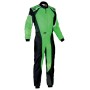 TRAJE DE CARRERAS KS-3 KART NEGRO / VERDE FLUO TALLA 52