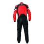 TRAJE DE CARRERAS KARTING OMP KS-3X ART  FIA 8877-2022 (ADULTO) NEGRO / ROJO TALLA 48