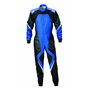 TRAJE DE CARRERAS KARTING OMP KS-3X ART  FIA 8877-2022 (NIÑO) NEGRO / AZUL TALLA 120