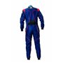 TRAJE DE CARRERAS KARTING OMP KS-3X ART STYLE 2 FIA 8877-2022 (ADULTO) AZUL / ROJO TALLA 42