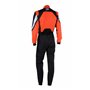 TRAJE DE CARRERAS KARTING OMP KS-3X FIA 8877-2022 (ADULTO) NEGRO / NARANJA FLUOR TALLA 58