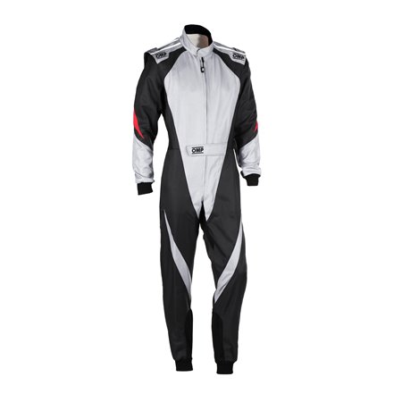 TRAJE DE CARRERAS KARTING OMP KS-3X FIA 8877-2022 (NIÑO) GRIS / NEGRO TALLA 160