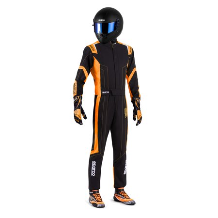 TRAJE KARTING SPARCO K48 THUNDER NEGRO/NARANJA TALLA 120
