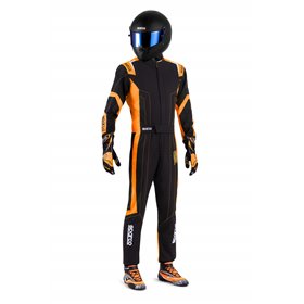TRAJE KARTING SPARCO K48 THUNDER NEGRO/NARANJA TALLA XXL