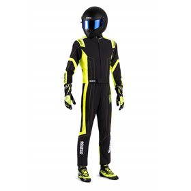 TRAJE KARTING SPARCO K48 THUNDER NEGRO/AMARILLO TALLA 130