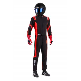 TRAJE KARTING SPARCO K48 THUNDER NEGRO/ROJO TALLA 140