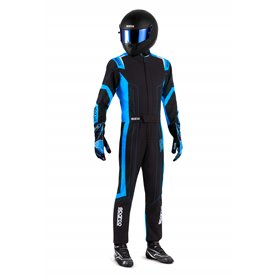 TRAJE KARTING SPARCO K48 THUNDER NEGRO/AZUL TALLA 140