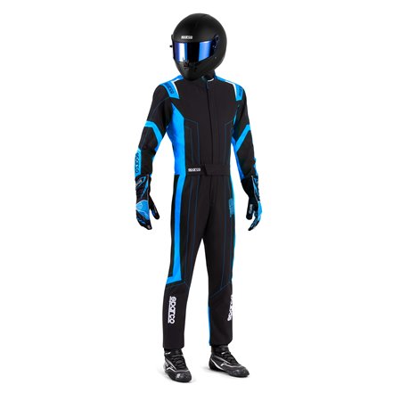 TRAJE KARTING SPARCO K48 THUNDER NEGRO/AZUL TALLA 150