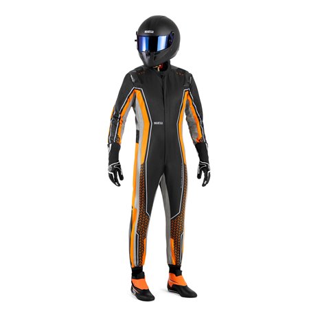 TRAJE KARTING SPARCO K50 SUPERLEGGERA-K NEGRO/NARANJA TALLA 56
