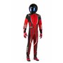 TRAJE K46 PRIME K INFINITY NEGRO/ROJO TALLA 58