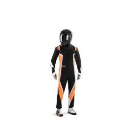 TRAJE K44 KERB NEGRO/NARANJA/BLANCO TALLA S