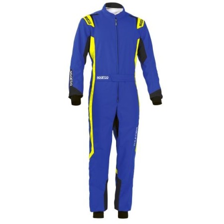 TRAJE K43 THUNDER TALLA 150 AZUL/AMARILLO (PARA NIÑO)