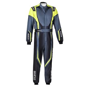 TRAJE DE KARTING SPARCO K46 PRIME K NIÑO TALLA 140 NEGRO/AMARILLO FLUOR