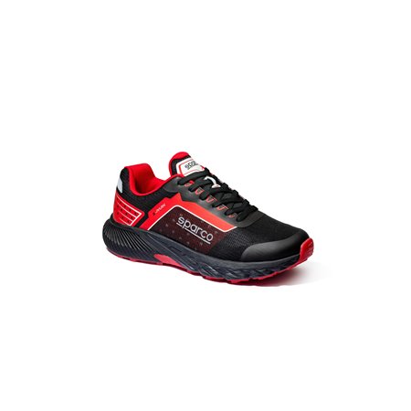 ZAPATILLAS SPARCO S-PARK SEPANG NEGRAS/ROJAS TALLA 41