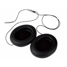 AURICULARES CON OREJERA TIPO RALLY PARA CASCO TURISMO CONEXIÓN MACHO JACK 3,5