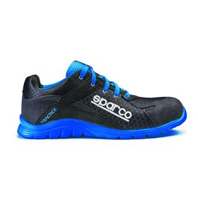 ZAPATILLAS SPARCO PRACTICE NELSON TALLA 46 NEGRO/AZUL S1P SRC