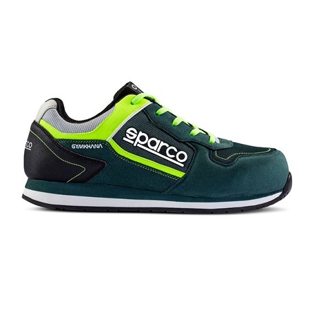 ZAPATILLAS SPARCO GYMKHANA SEB TALLA 41 VERDE/AMARILLO S1P SRC