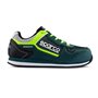 ZAPATILLAS SPARCO GYMKHANA SEB TALLA 42 VERDE/AMARILLO S1P SRC