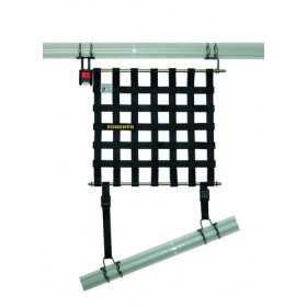 RED DE VENTANA  TAMAÑO II INCL. MATERIALES DE MONTAJE NEGRO COPILOTO SCHROTH