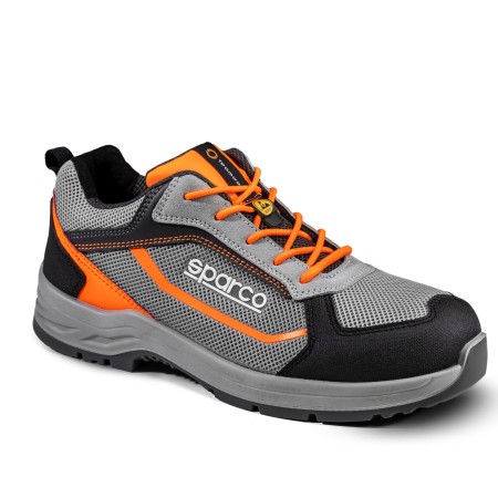 ZAPATO SEGURIDAD SPARCO INDY-R PATO S1P ESD TALLA 36 GRIS/NARANJA FLUOR