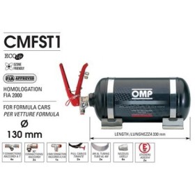 EXTINCION DEL SISTEMA DE ACERO MECÁNICA FIA HOMOLOG.WEIGHT 5.6 KG