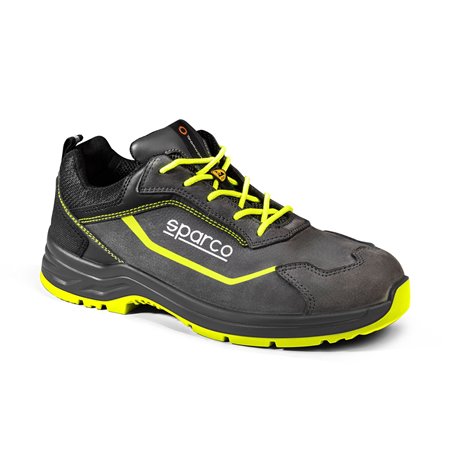 ZAPATO SEGURIDAD SPARCO INDY CONOR S3 ESD TALLA 46 GRIS/AMARILLO