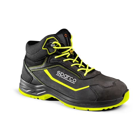 ZAPATO SEGURIDAD SPARCO INDY-H JURI S3 TALLA 35 GRIS/AMARILLO