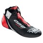 ZAPATILLAS OMP ONE EVO X R FIA 8856-2018 NEGRO/PLATA/ROJO TALLA 43