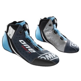 ZAPATILLAS OMP ONE EVO X R FIA 8856-2018 AZUL MARINO / PLATA / CIAN TALLA 38