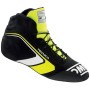 ZAPATILLAS OMP TECNICA FIA 8856-2018 NEGRO/AMARILLO FLUO TALLA 37