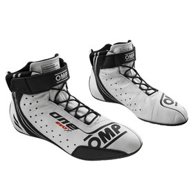 ZAPATILLAS OMP ONE EVO X MY2024 FIA 8856-2018 BLANCO TALLA 43