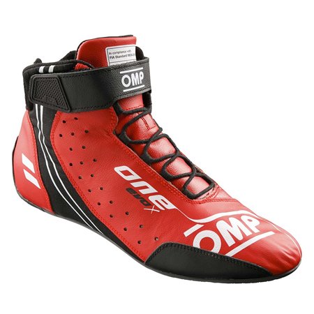 ZAPATILLAS OMP ONE EVO X MY2024 FIA 8856-2018 ROJO TALLA 38