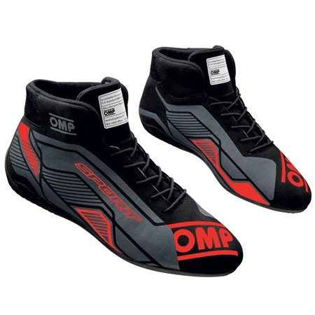 ZAPATILLAS OMP SPORT FIA 8856-2018 NEGRO/ROJO TALLA 38