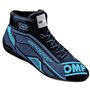 ZAPATILLAS OMP SPORT FIA 8856-2018 NEGRO/CIAN TALLA 40