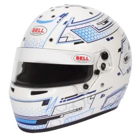 CASCO BELL RS7-K STAMINA BLANCO/AZUL TALLA XL(61-61 +) K2020