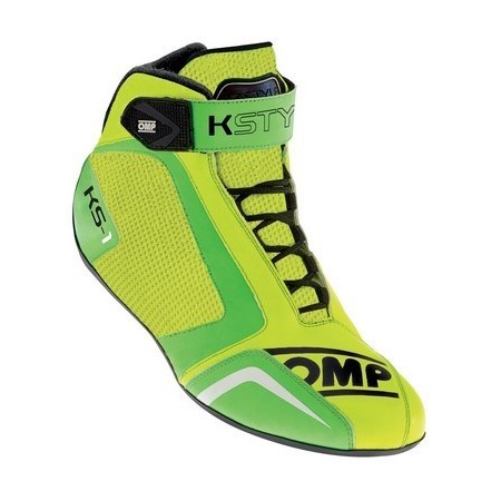 ZAPATILLAS OMP KART KS-1 AMARILLO/VERDE TALLA 43