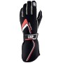 GUANTES OMP TECNICA FIA 8856-2018 NEGRO/ROJO TALLA XS