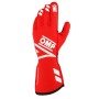 GUANTES OMP ONE EVO FX FIA 8856-2018 ROJO TALLA S