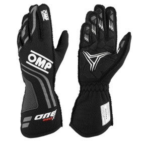 GUANTES OMP ONE EVO-X MY24 FIA 8856-2018 NEGRO TALLA S