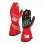 GUANTES OMP ONE-S MY2025 FIA 8856-2018 ROJO TALLA S