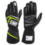 GUANTES OMP FIRST FIA 8856-2018 MY2025 NEGRO / FLUO AMARILLO TALLA XL