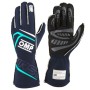 GUANTES OMP FIRST FIA 8856-2018 MY2025 NAVY AZUL / TIFFANY TALLA M