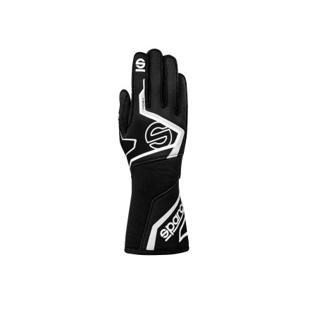 GUANTES SPARCO TIDE+ 2025 NEGROS/BLANCOS TALLA 8