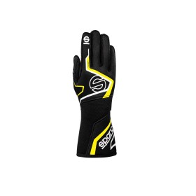 GUANTES SPARCO TIDE+ 2025 NEGROS/AMARILLOS TALLA 13