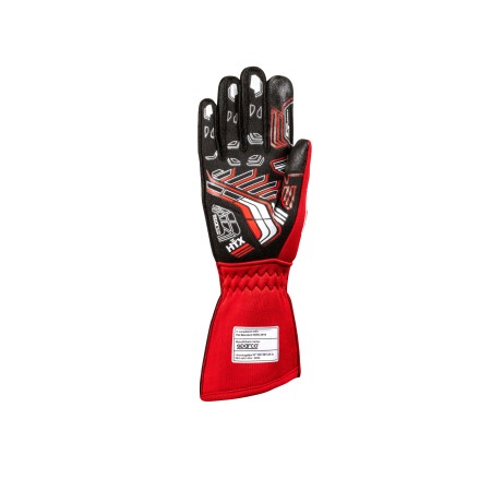 GUANTES SPARCO ARROW+ ROJO/NEGRO TALLA 12