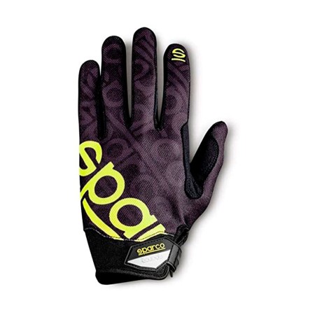GUANTES SPARCO MECA 3 TALLA M NEGRO/AMARILLO