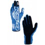 GUANTES OMP KART KS-4 AZUL / BLANCO TALLA 5 (NIÑOS)