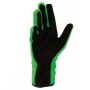 GUANTES OMP KART KS-4 VERDE FLUO / NEGRO TALLA M